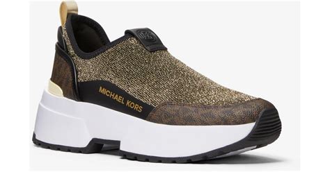 muse trainer michael kors|Muse Metallic Knit Slip.